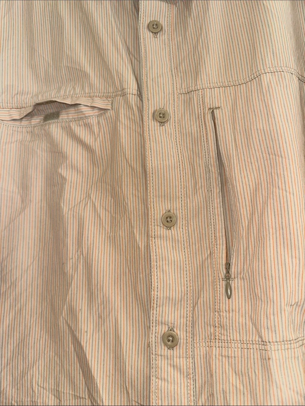 Men's Lightweight Button-Up Jacket - Dusty Rose EUC